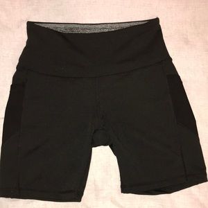 Black biker shorts